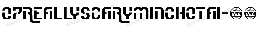 07ReallyScaryMinchotai字体转换