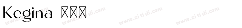 Kegina字体转换