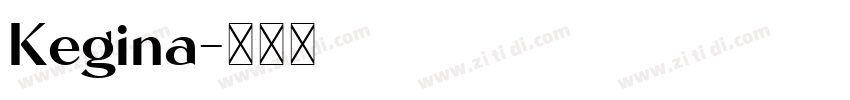 Kegina字体转换