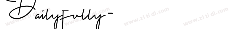 Dailyfully字体转换