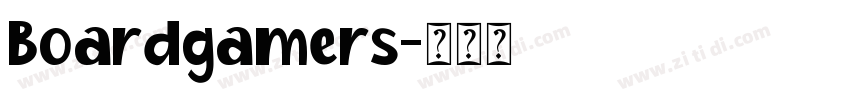 Boardgamers字体转换