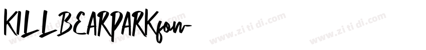 KILLBEARPARKfon字体转换
