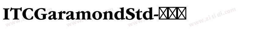 ITCGaramondStd字体转换 ITCGaramondStd字体转换
