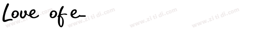 Love槿·夕ofěe字体转换