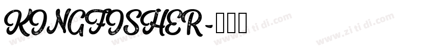 KINGFISHER字体转换