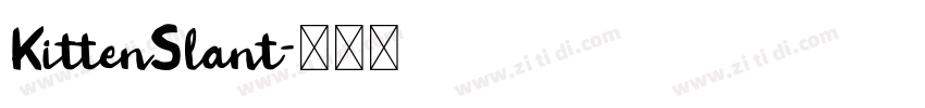 KittenSlant字体转换