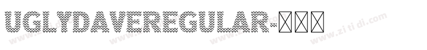 UglyDaveRegular字体转换