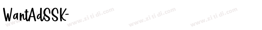 WantAdSSK字体转换