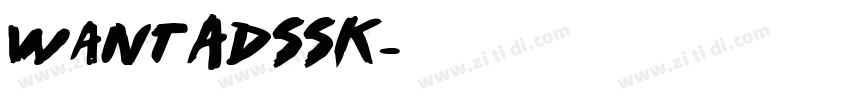 WantAdSSK字体转换