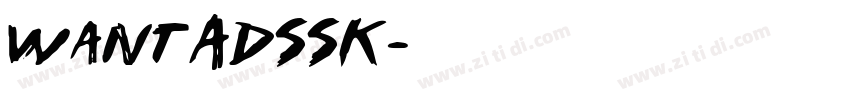 WantAdSSK字体转换