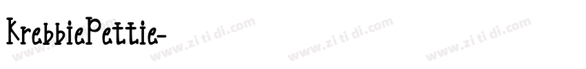 KrebbiePettie字体转换