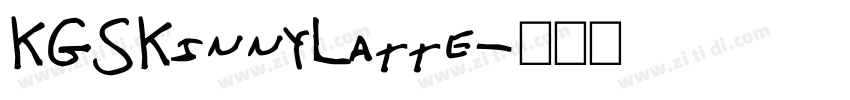 KGSKinnyLatte字体转换