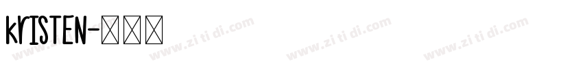 kristen字体转换