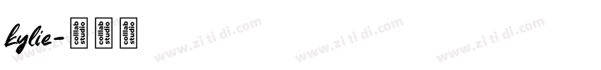 kylie字体转换