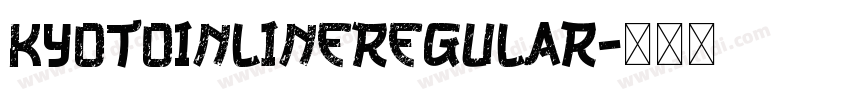 KyotoInlineRegular字体转换