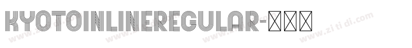 KyotoInlineRegular字体转换