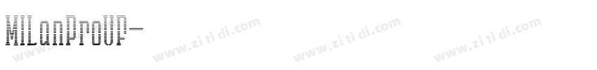 MILanProVF字体转换 MILanProVF字体转换
