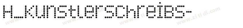 H_Kunstlerschreibs字体转换