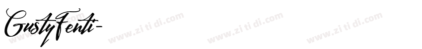 GustyFenti字体转换