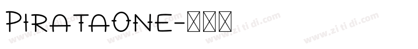 PirataOne字体转换