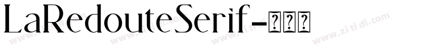LaRedouteSerif字体转换