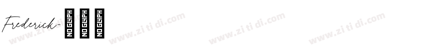 Frederick字体转换