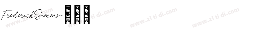 FrederickSimms字体转换