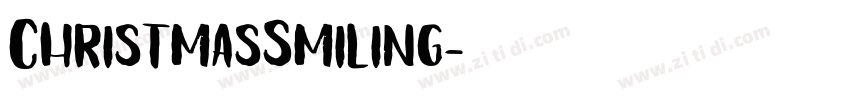 ChristmasSmiling字体转换