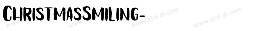 ChristmasSmiling字体转换
