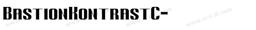 BastionKontrastC字体转换