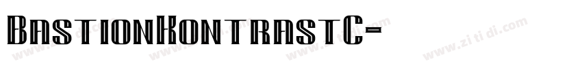 BastionKontrastC字体转换