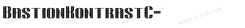 BastionKontrastC字体转换