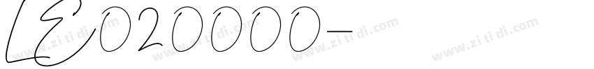 LE020000字体转换