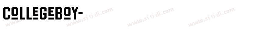 CollegeBoy字体转换