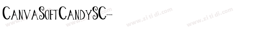 CanvaSoftCandySC字体转换