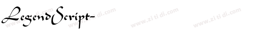 LegendScript字体转换