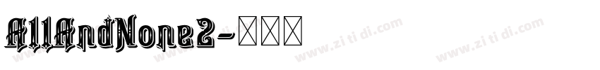 AllAndNone2字体转换
