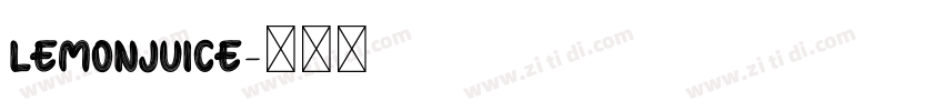LemonJuice字体转换