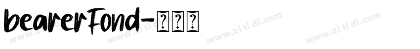 bearerFond字体转换
