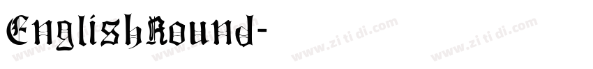 EnglishRound字体转换