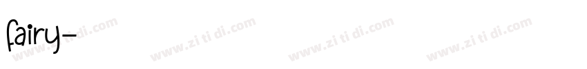 fairy字体转换