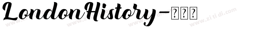LondonHistory字体转换