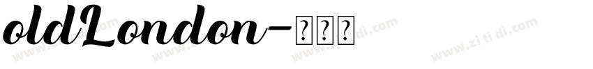 oldLondon字体转换