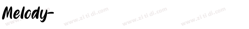 Melody字体转换