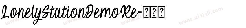 LonelyStationDemoRe字体转换