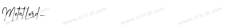 MetalLord字体转换