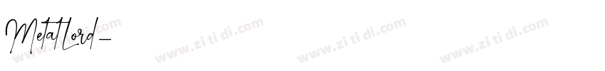 MetalLord字体转换