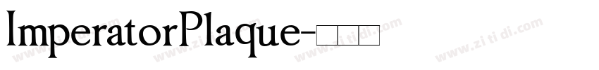 ImperatorPlaque字体转换