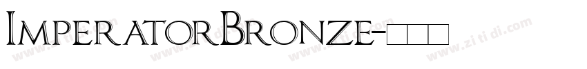 ImperatorBronze字体转换