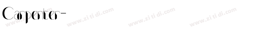 Carpenter字体转换